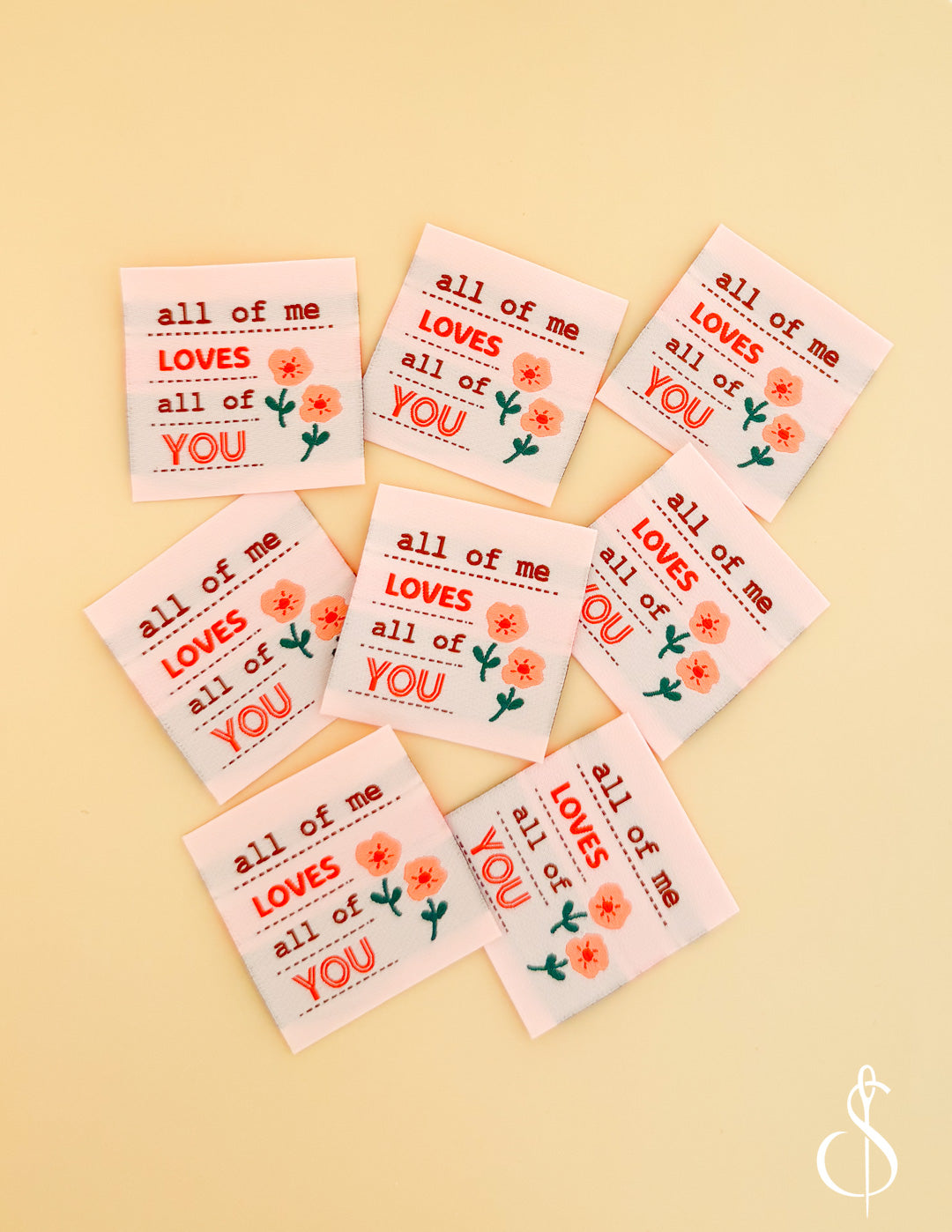 All of You Woven Labels – Sewing Illustration