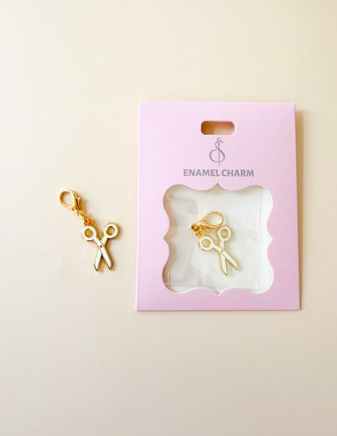 Scissors Zipper Charm