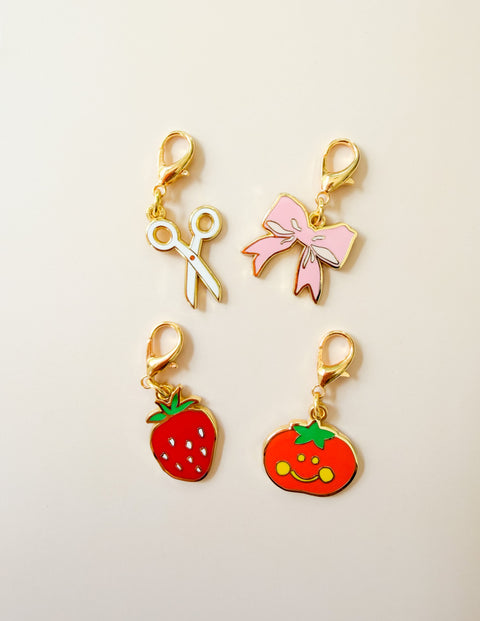 Pumpkin Zipper Charm