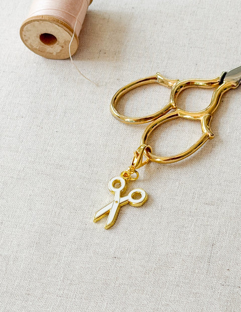 Scissors Zipper Charm