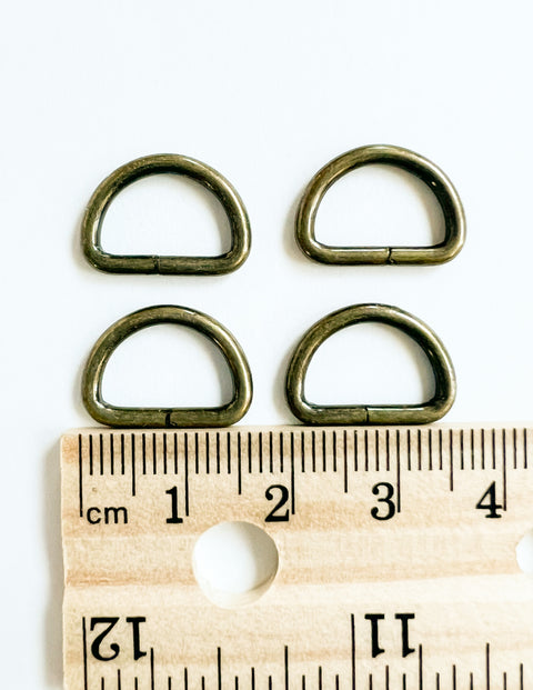 1/2''(16mm) D-ring (4-pcs)
