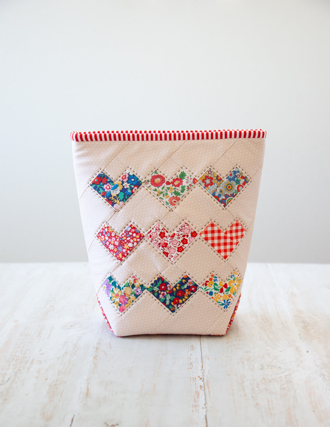 Heart Pouch Trio PDF Download Pattern – Sewing Illustration