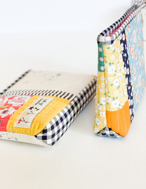 Quilted Zipper Pouch PDF Download Pattern