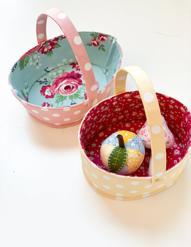 Sewing Baskets PDF Download Pattern – Sewing Illustration
