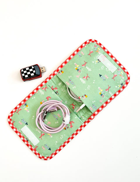 Cable Pouch + Christmas Coaster PDF Download Pattern