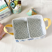 Load image into Gallery viewer, Divided Fabric Basket PDF Download Pattern
