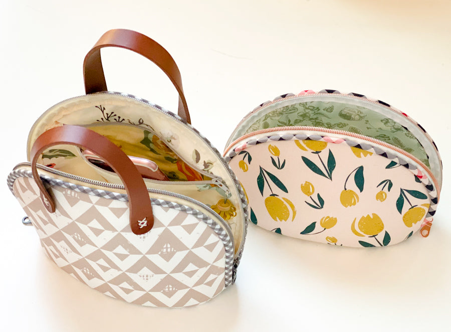 Dome Bag and Pouch PDF Download Pattern Sewing Illustration