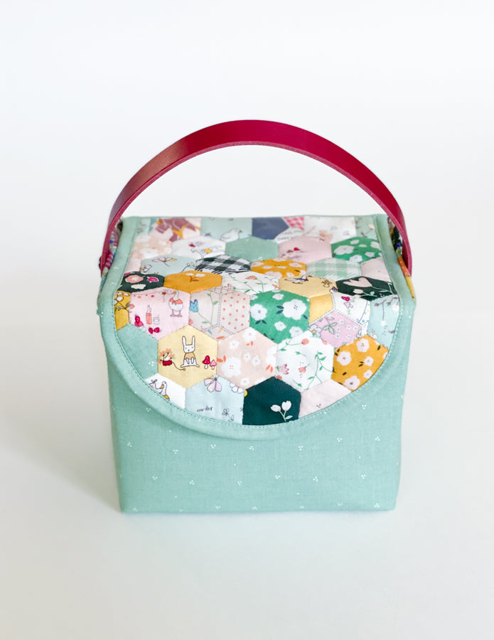 Hexie Box Bag PDF Download Pattern – Sewing Illustration