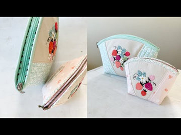Clamshell Zip Pouch PDF Download Pattern – Sewing Illustration