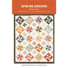 Load image into Gallery viewer, Spin Me Around Quilt Pattern (PAPER)
