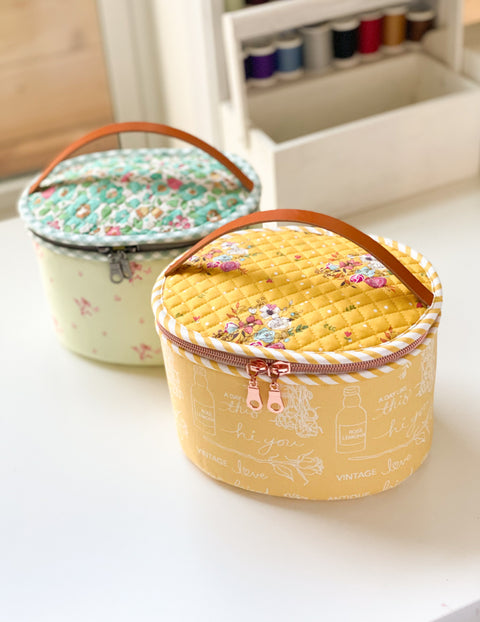 Sewing Case Pattern Oval Sewing Case PDF Download Pattern – Sewing Illustration